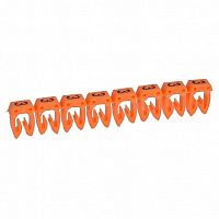 Маркер CAB 3 - для кабеля 1,5-2,5мм² - цифра 3 - оранжевый |  код. 038223 |   Legrand